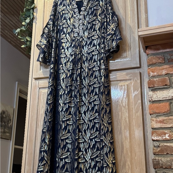 Lilly Pulitzer Bellina Silk Maxi Caftan size 10 - Picture 2 of 7